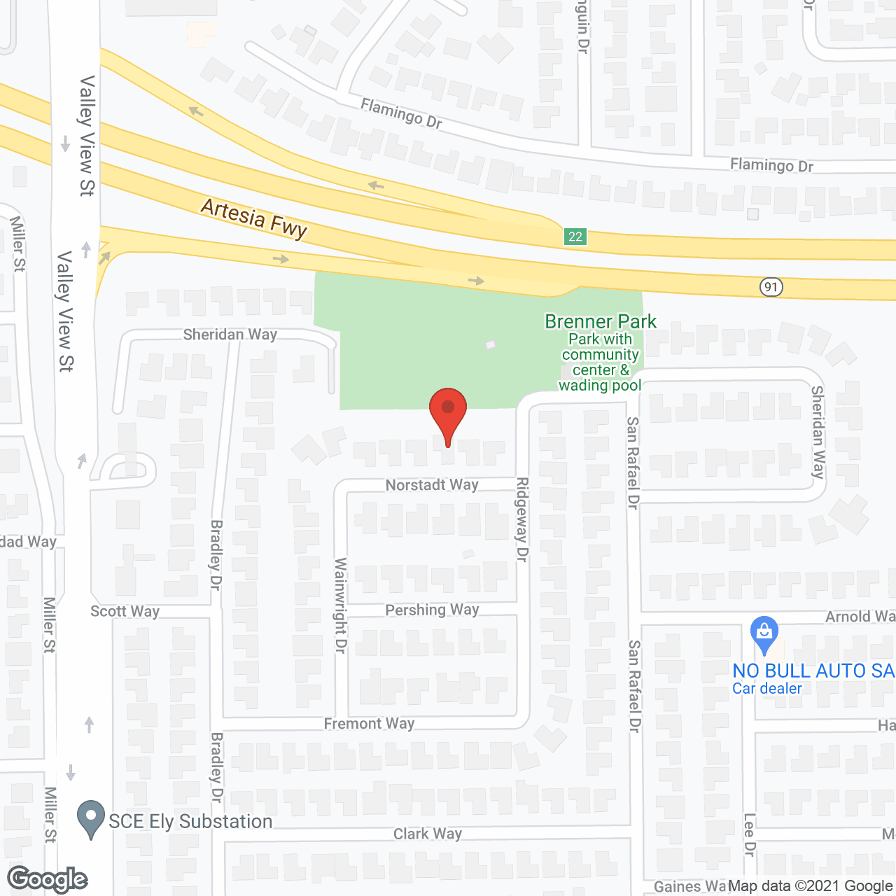 Map of the neighborhood around Blue Haven Guest Home