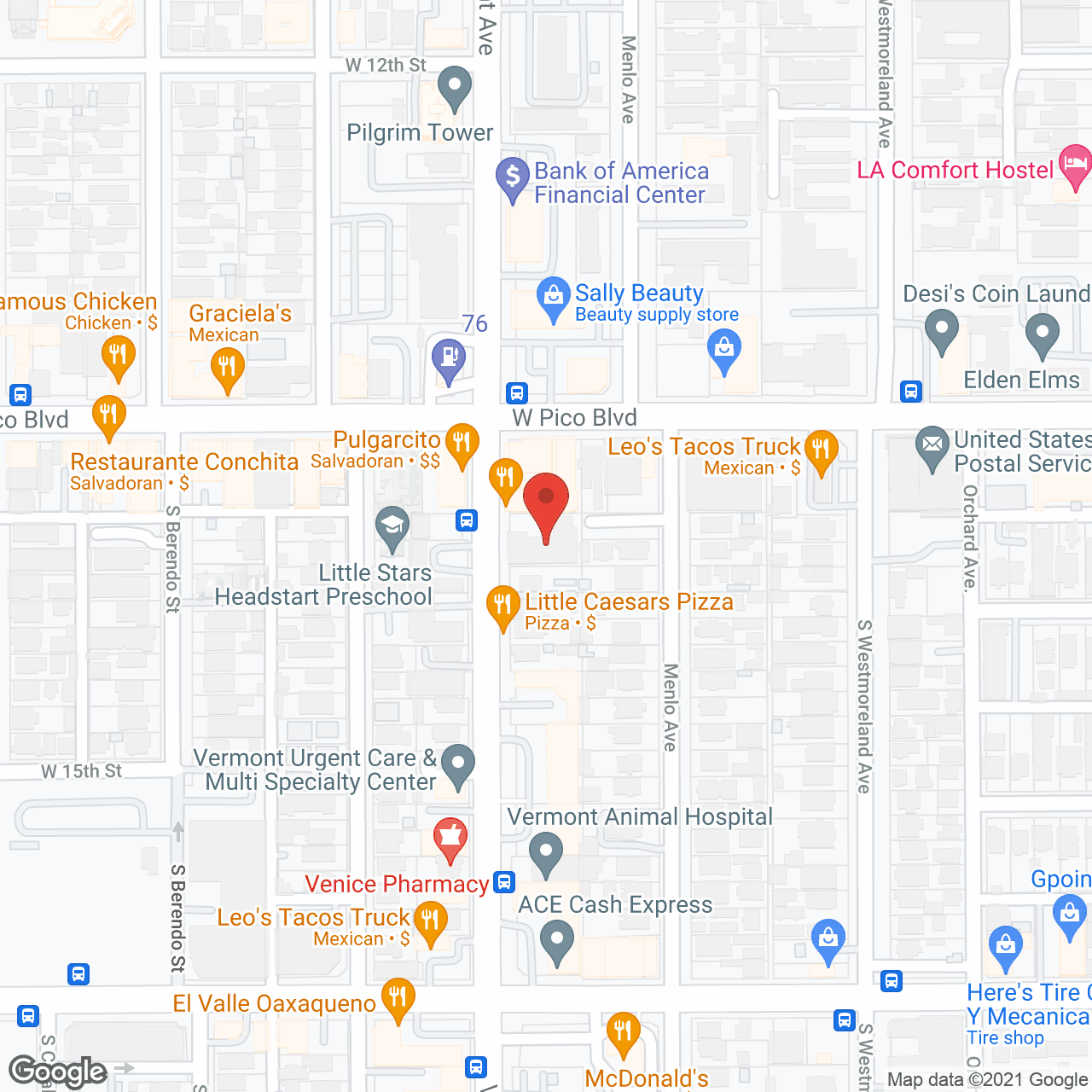 Map of the neighborhood around Sunlight Guest Home