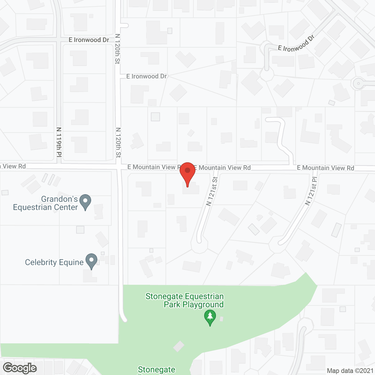 Map of the neighborhood around Paradise Heights Adult Care Home, LLC