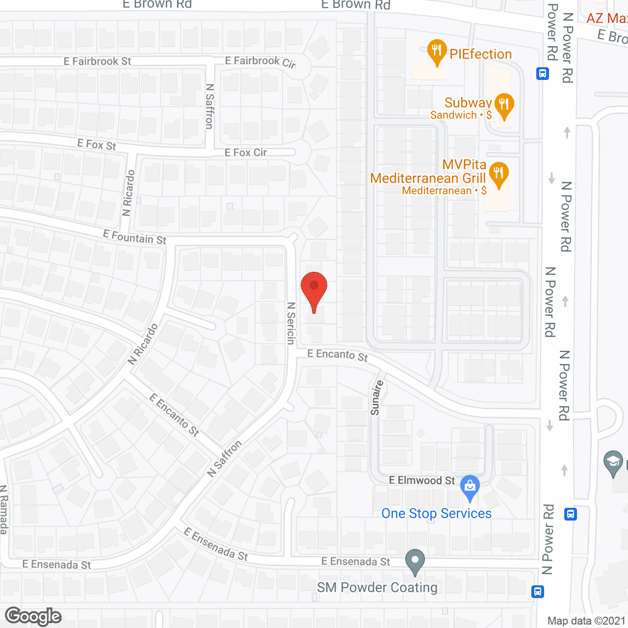 Map of the neighborhood around Lending Hand Adult Care Home I, LLC