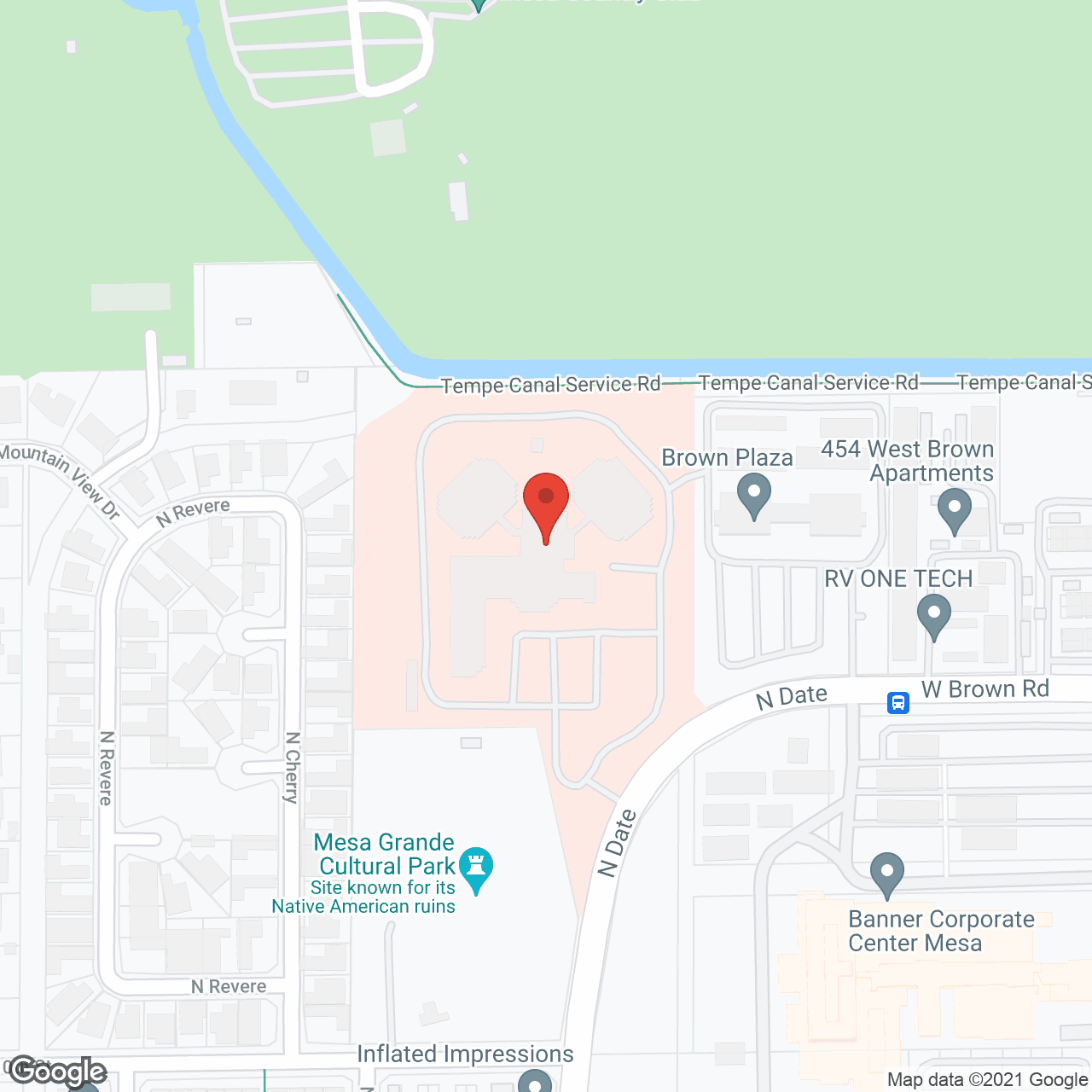 Map of the neighborhood around Compass Post Acute Svc