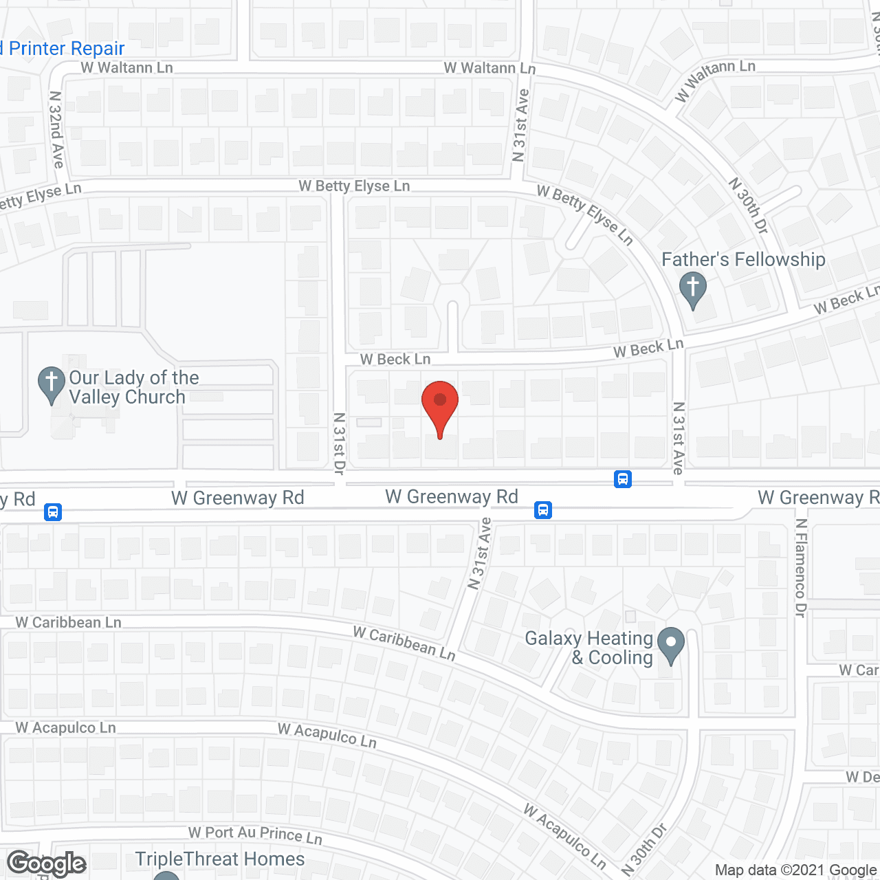 Map of the neighborhood around Lynette's Care Home
