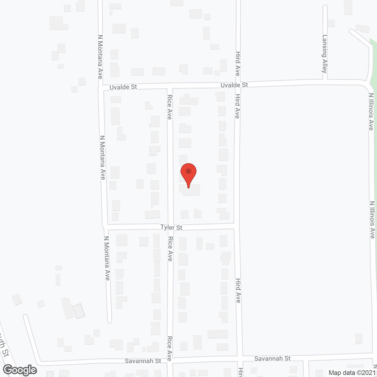 Map of the neighborhood around Spring Ridge Assisted Living