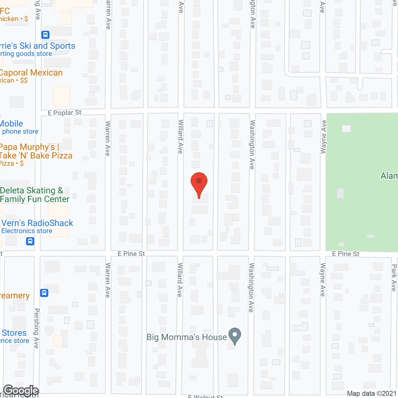 Map of the neighborhood around Pocatello Assisted Living Ctr