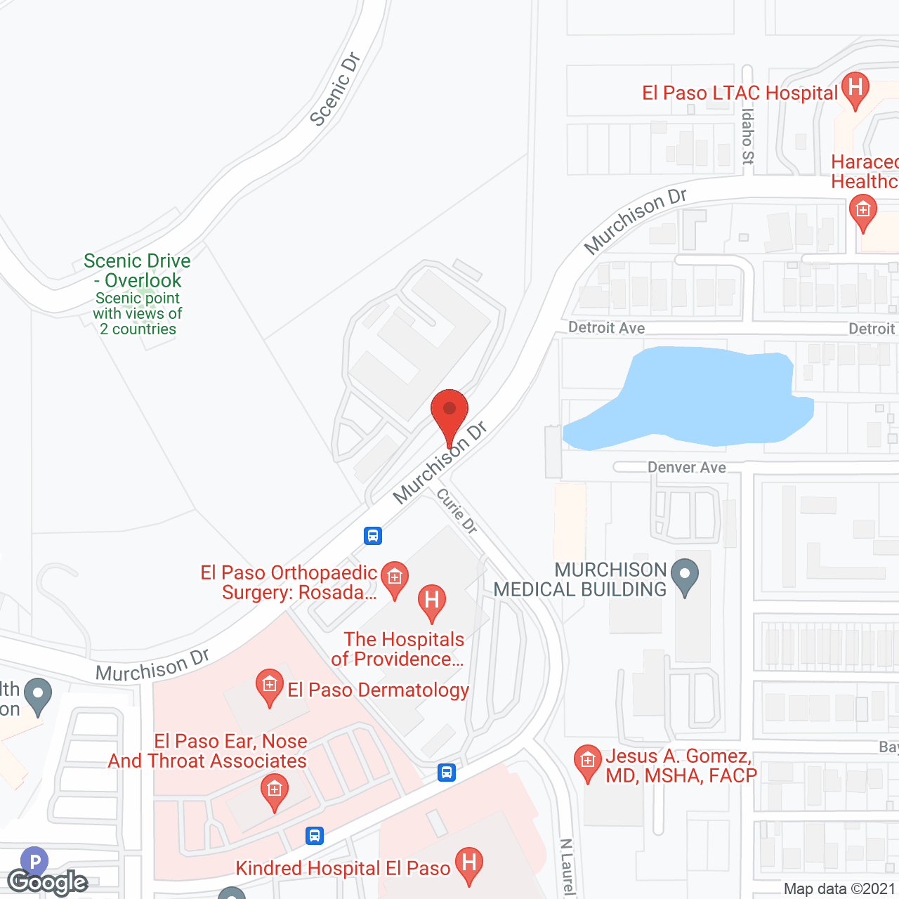 Map of the neighborhood around Sunridge at Palisades