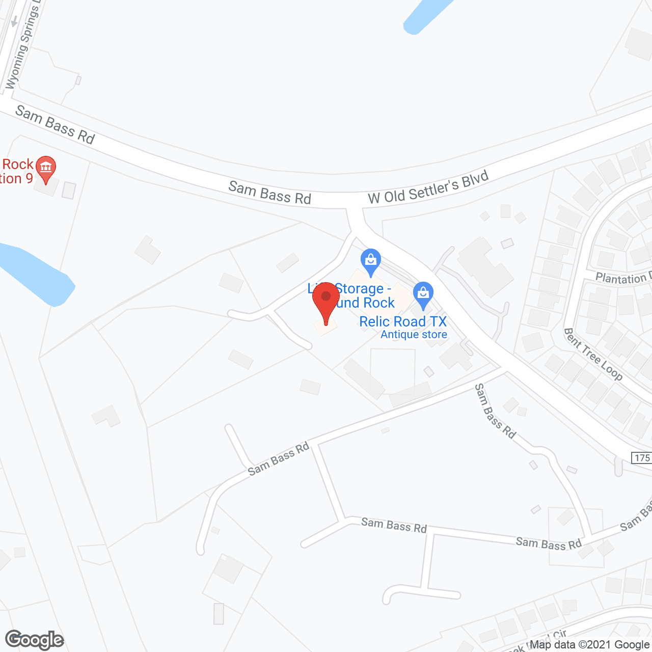 Map of the neighborhood around Crosscreek Carehome