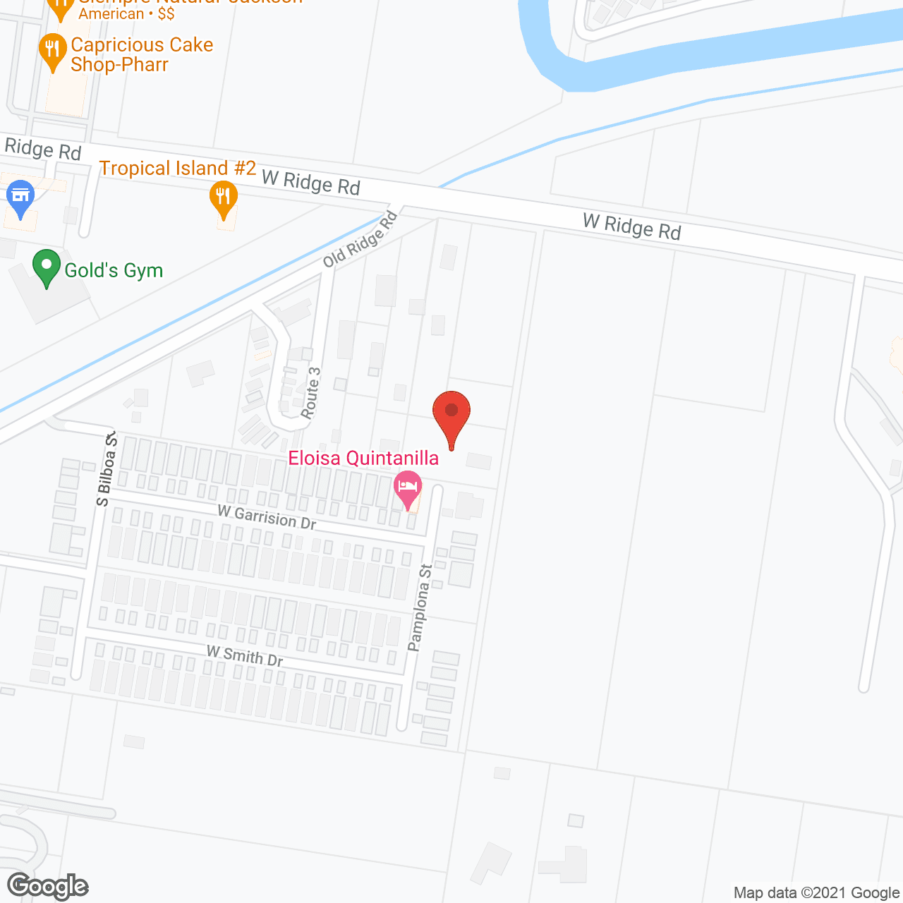 Map of the neighborhood around Brook Ridge Retirement Community