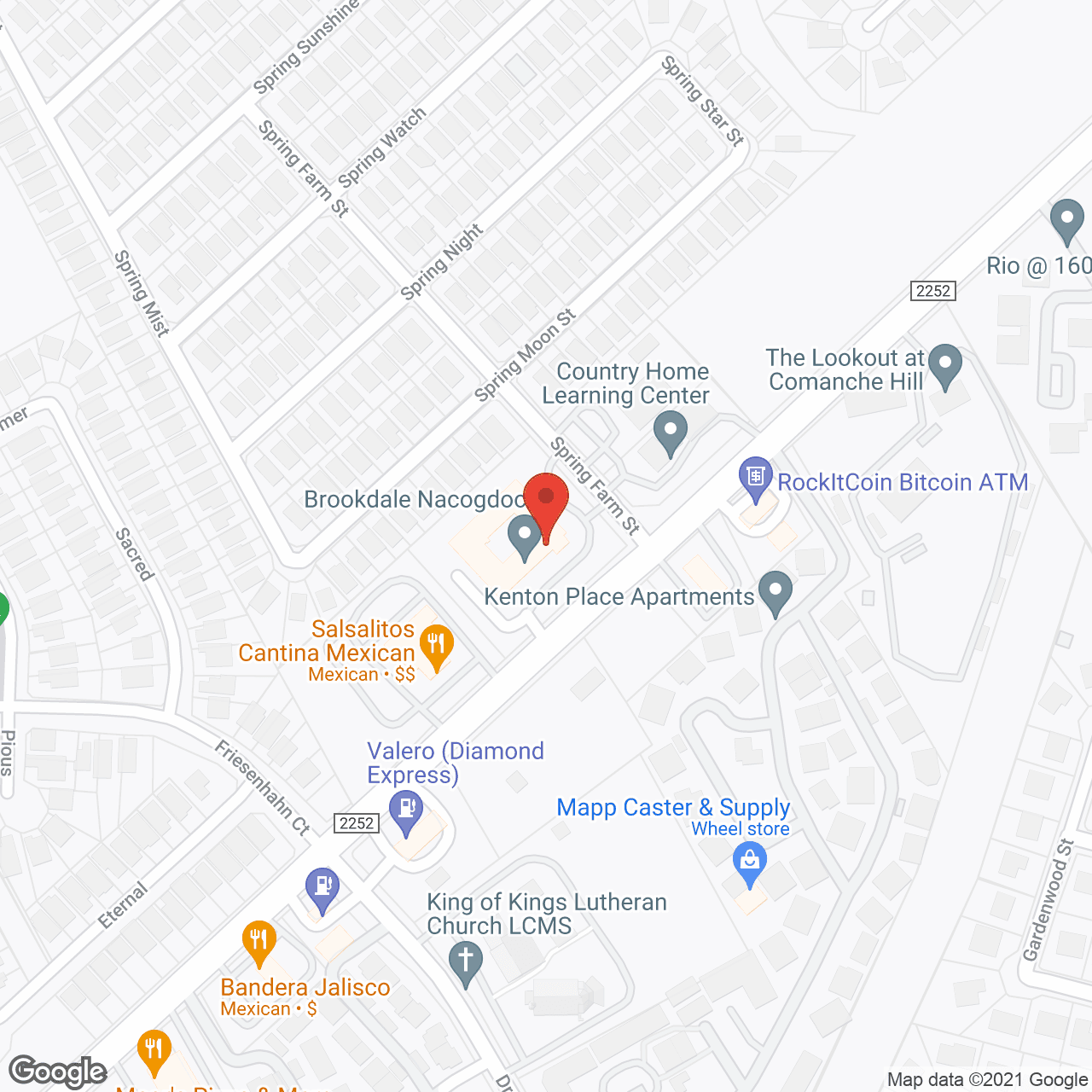 Map of the neighborhood around Alterra Sterling House of Nacogdoches