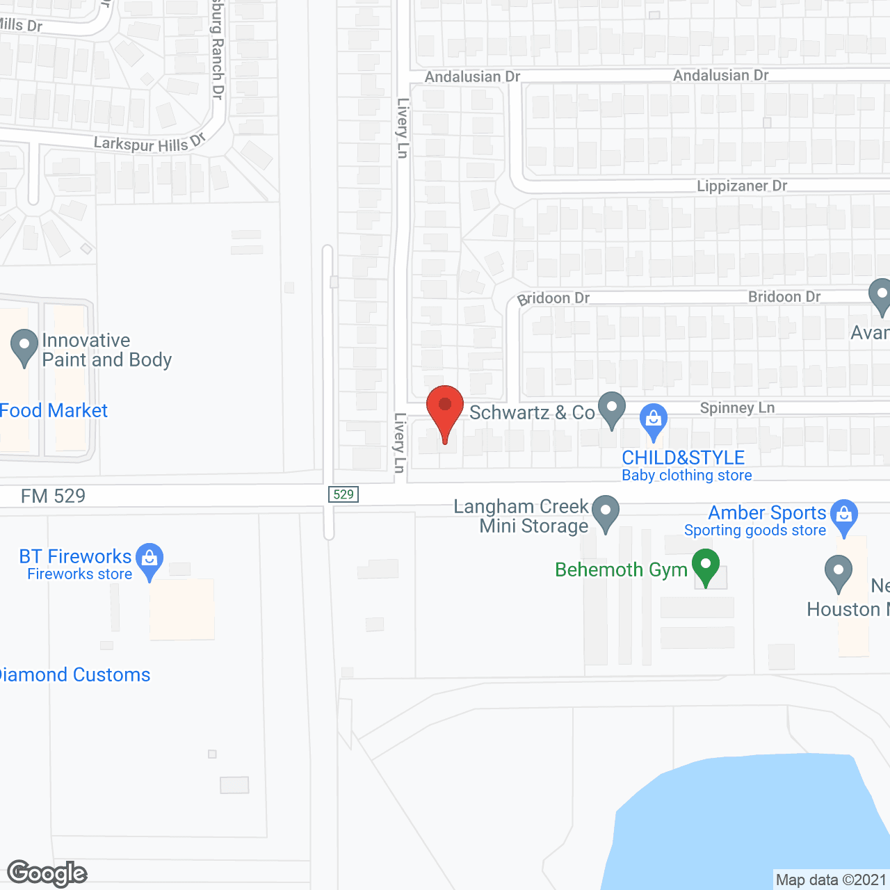 Map of the neighborhood around C and N Adult Care Home Inc