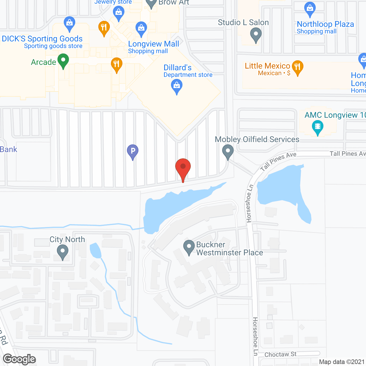 Map of the neighborhood around Buckner Westminster Place