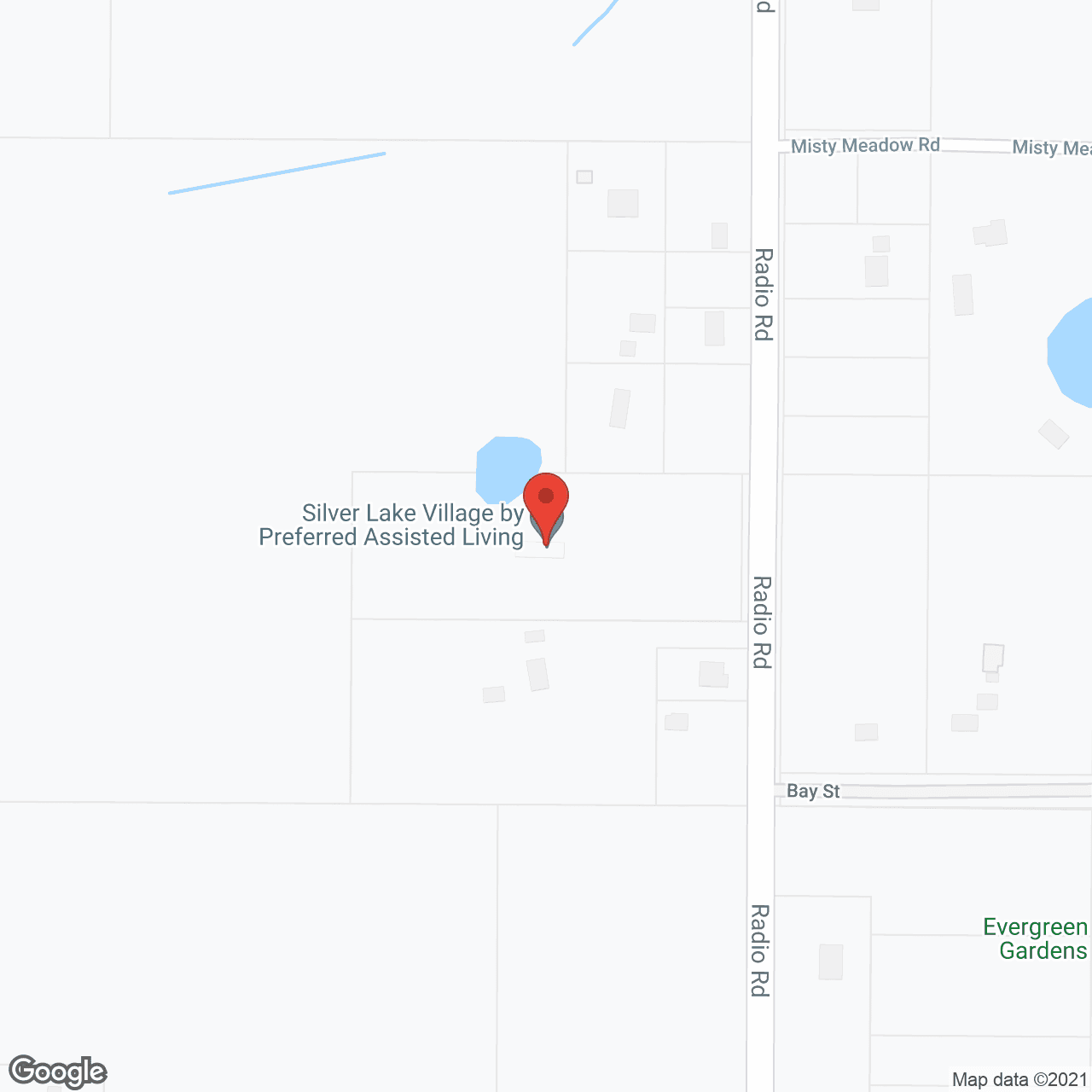 Map of the neighborhood around Silver Lake Village