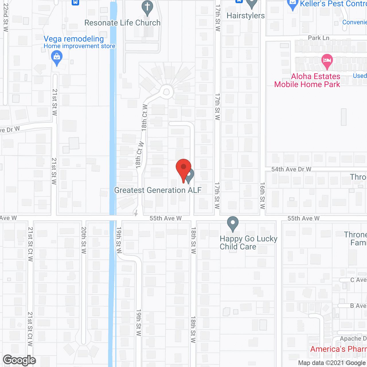 Map of the neighborhood around RUDY'S AGAPE HOUSE  LLC/Love-n-Care Assisted