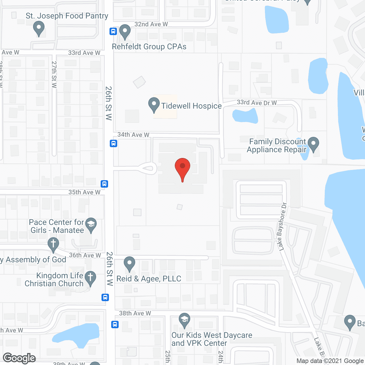 Map of the neighborhood around Summerfield Senior Living