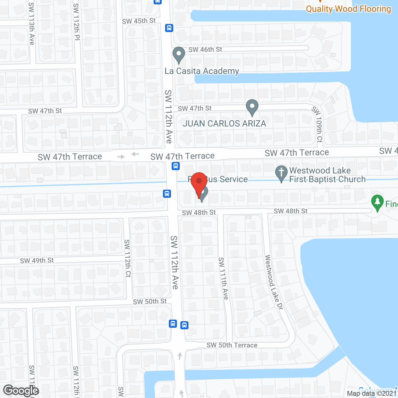 Map of the neighborhood around La Experanza Home Care