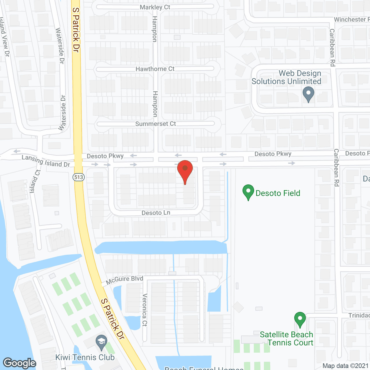 Map of the neighborhood around Integrated Health Svc