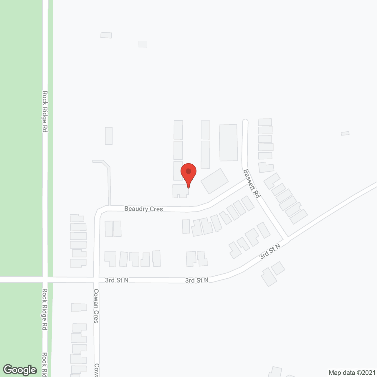 Map of the neighborhood around Chateau Villa