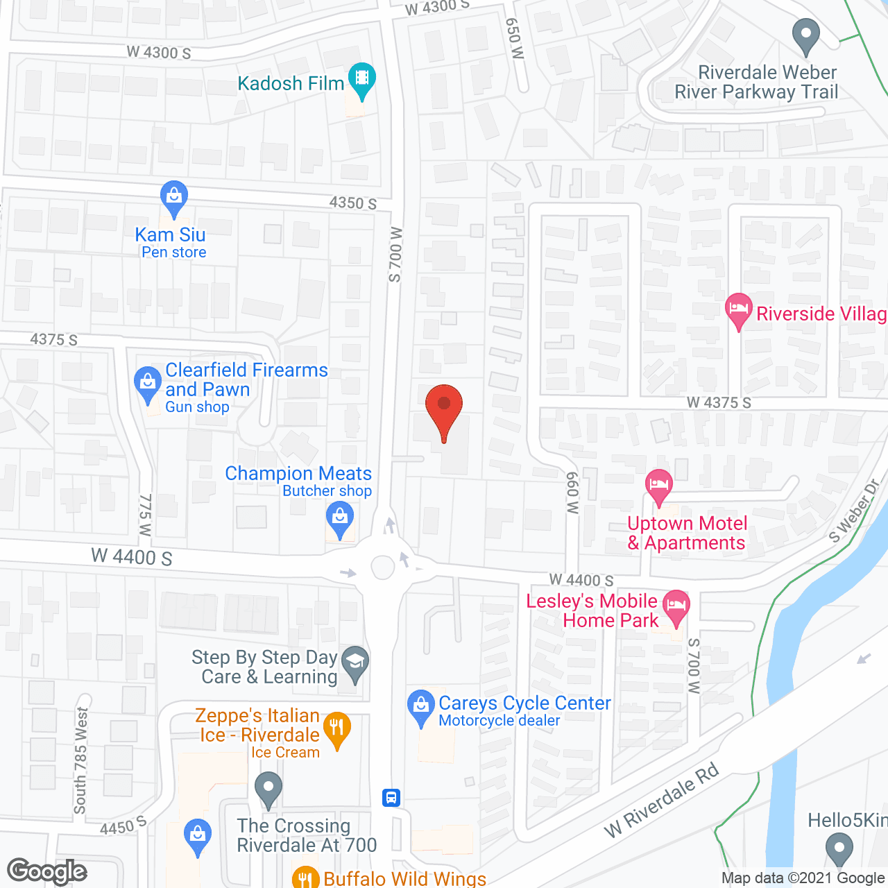 Map of the neighborhood around Stoney Brooke of Riverdale