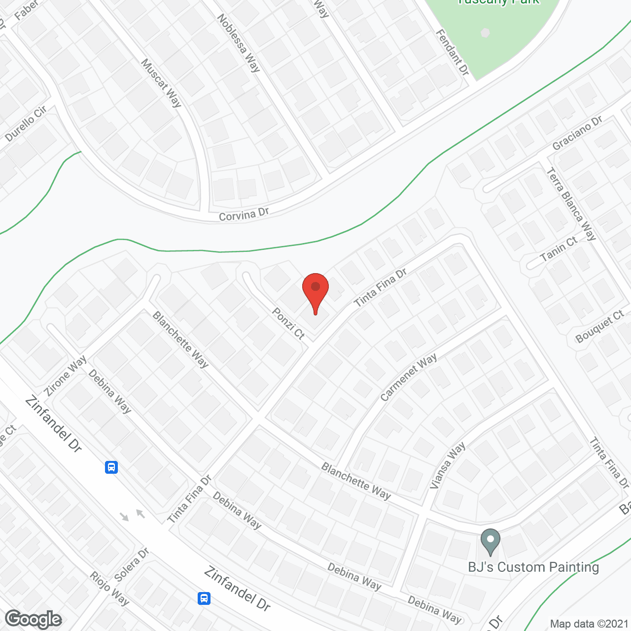 Map of the neighborhood around Tender Home Care