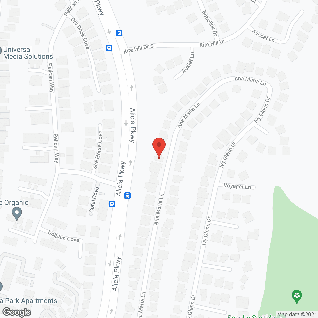 Map of the neighborhood around Pacific Breeze Home