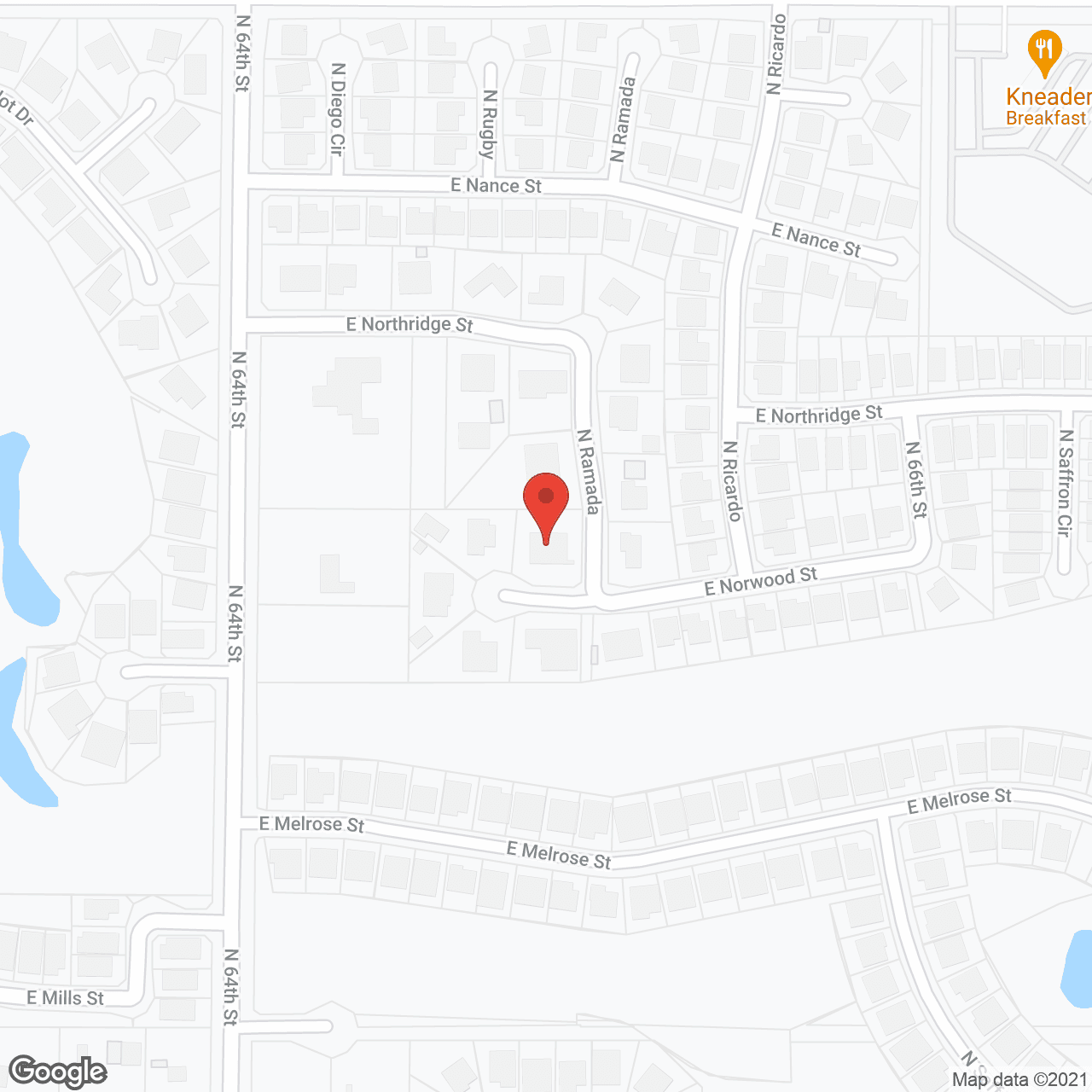 Map of the neighborhood around Good Shepard Assisted Living