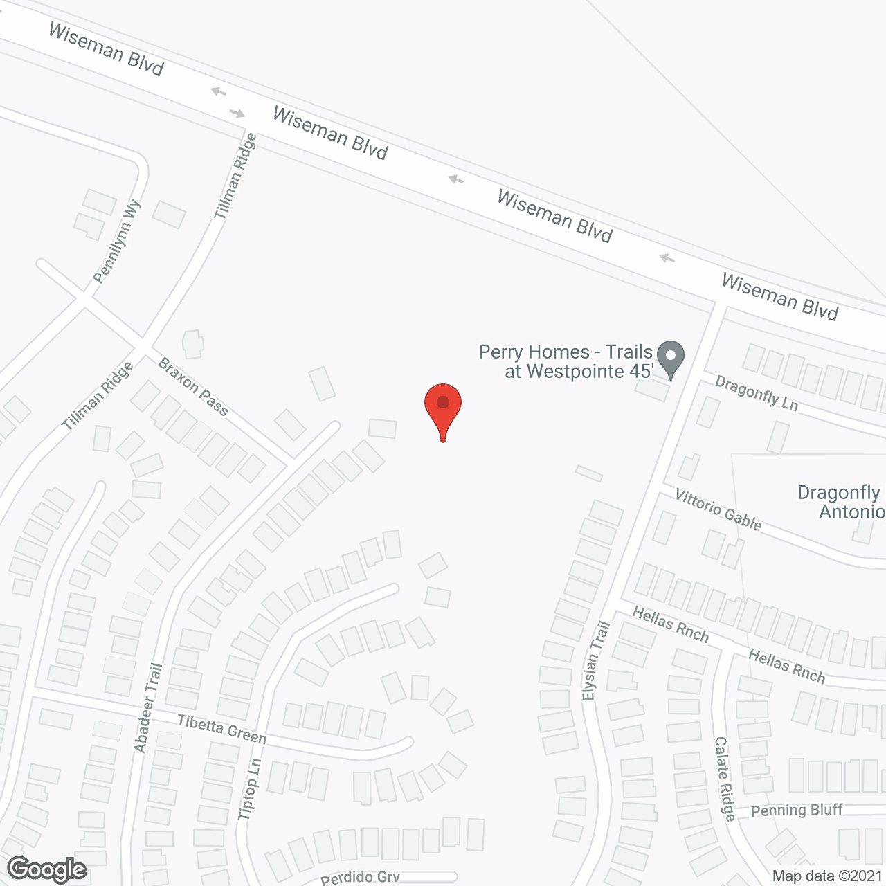 Map of the neighborhood around Solea Alamo Ranch