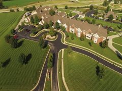 Heritage Pointe of Huntington, a CCRC aerial view of community